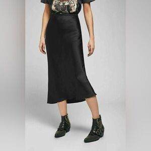 Rachel Zoe Black Maxi Slip Skirt